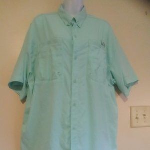 Columbia PFG Omnishade Button Down Outdoor Fishing Shirt